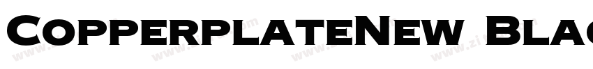 CopperplateNew Black字体转换